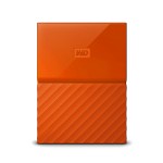 WD 1TB My Passport Portable Orange USB 3.0 External Hard Drive - WDBYNN0010BOR